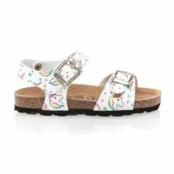 Bio Divina Sandales / Nu-pieds Fille Blanc