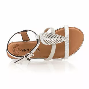 Vinyl Shoes Sandales / Nu-pieds Fille Blanc – Image 6