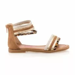 Color Block Sandales / Nu-pieds Fille Marron