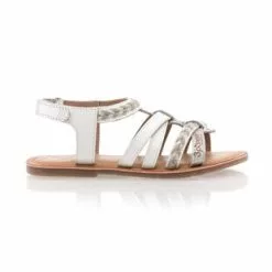 3 Pommes Sandales / Nu-pieds Fille Blanc