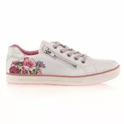 Pretty Stories Baskets / Sneakers Fille Blanc