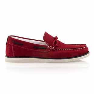 Trek Stone Mocassins / Chaussures Bateau Homme Rouge