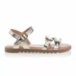 3 Pommes Sandales / Nu-pieds Fille Jaune